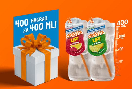 Nagrajenci - 400 nagrad za 400 ml
