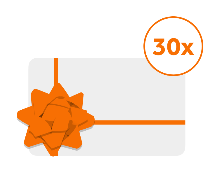 30 x 45.000 RSD Raiffeisen Visa debit poklon kartice